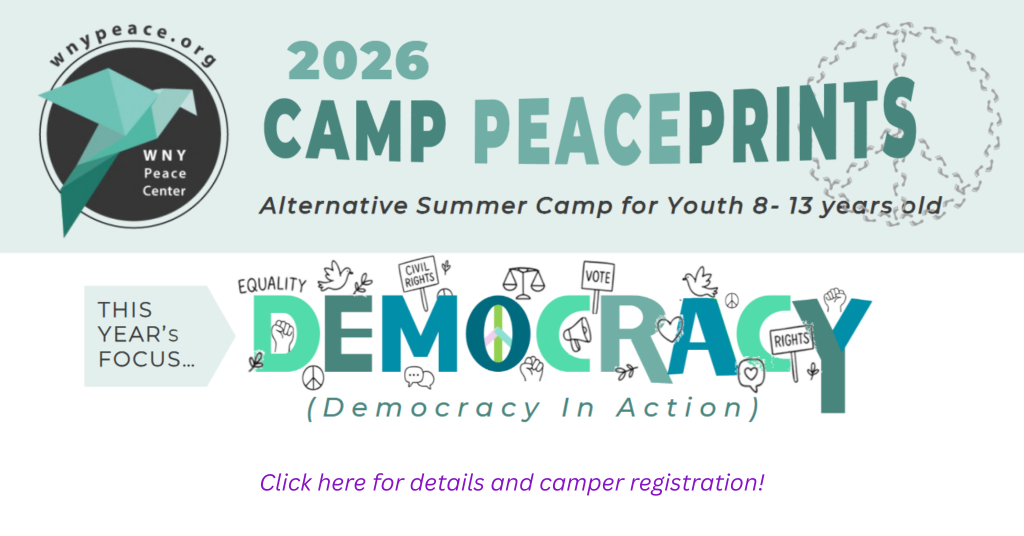 Camp Peaceprints 2026 website